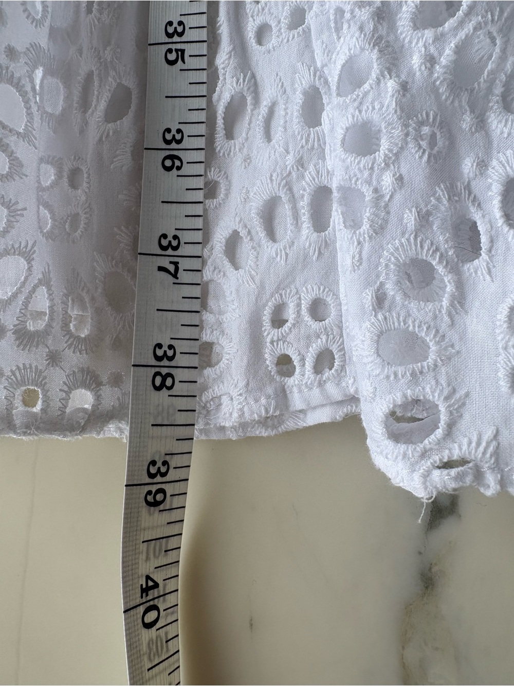New w/Tags Lilly Pulitzer $218 Trisha Dress in Resort White eyelet Sz 14 - Picture 13 of 16